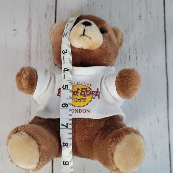 Hard Rock Cafe London Rockin' Teddy Bear Plush Vintage Collectible Retired-Rare - Picture 11 of 13